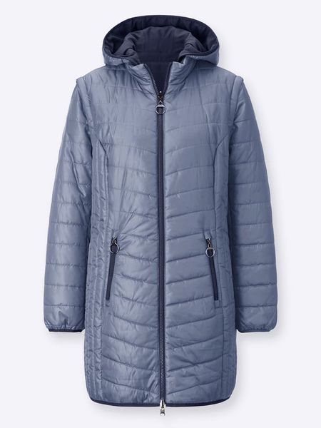 WITT WEIDEN Kurtka pikowana w kolorze granatowym rozmiar: 44. Niebieskie kurtki WITT WEIDEN, bez wzorów, bez kaptura. Za 108,74 zł.