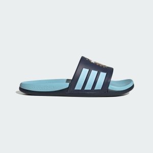 Klapki adilette Comfort 2.0 Argentyna. Niebieskie klapki ADIDAS, bez wzorów, bez obcasa. Za 219,00 zł.