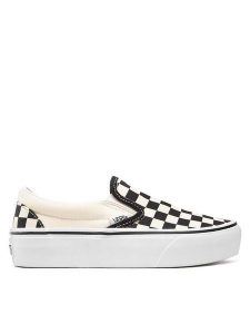 Vans Tenisówki Classic Slip-On P VN00018EBWW Biały. Białe trampki Vans, bez wzorów, z materiału, bez zapięcia. Za 239,99 zł.