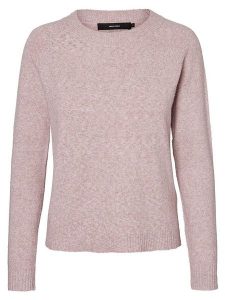 Vero Moda Sweter w kolorze jasnoróżowym rozmiar: XL. Różowe swetry oversize Vero Moda, xl, bez wzorów, bez ramiączek. Za 83,95 zł.