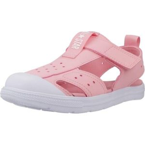 Sandały CONVERSE CHUCK TAYLOR ALL STAR AERO LITE Rose. Czerwone sandały Converse, bez wzorów, z syntetyku, bez obcasa, bez zapięcia. Za 177,99 zł.