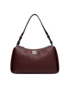 DKNY Torebka R423AE54 Bordowy. Czerwone torebki klasyczne DKNY, bez wzorów, ze skóry, bez dodatków. Za 329,99 zł.