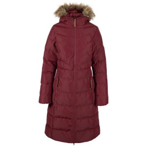 Trespass Audrey - Damska kurtka casualowa Dark Cherry. Brązowe kurtki Trespass, z aplikacjami, z puchu, bez kaptura. Za 385,99 zł.