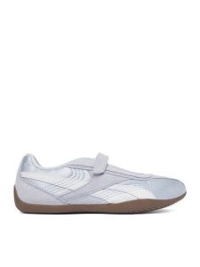 Reebok Baleriny EOSS-ULTRA LO MARY JANE 100271638 Niebieski jasny. Niebieskie balerinki Reebok, bez wzorów, z materiału, bez obcasa, bez zapięcia. Za 299,99 zł.