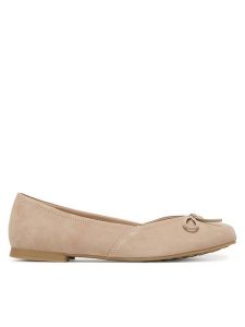 Caprice Baleriny 9-22109-46 Beżowy. Brązowe balerinki Caprice, bez wzorów, ze skóry, bez obcasa, bez zapięcia. Za 231,99 zł.