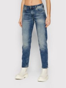 G-Star Raw Jeansy Kate D15264-C052-A802 Niebieski Regular Fit. Niebieskie jeansy G-Star Raw, bez wzorów, z bawełny. Za 469,99 zł.