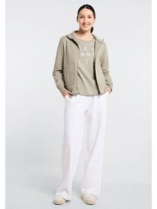 ELBSAND Bluza "Rasme" w kolorze beżowym rozmiar: M. Brązowe bluzy ELBSAND, m, bez wzorów, z bawełny, bez kaptura. Za 208,99 zł.