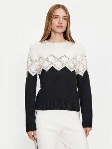Liu Jo Sport Sweter TF4233 MS55L Czarny Regular Fit. Czarne swetry klasyczne Liu Jo Sport, l, z syntetyku, bez kołnierzyka. Za 379,99 zł.