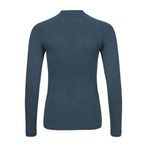 Koszulka z długim rękawem damska FLEX Seamless LS. Niebieskie bluzki Head, s, bez wzorów, z dzianiny, sportowe, bez kołnierzyka, bez ramiączek. W wyprzedaży za 196,00 zł.