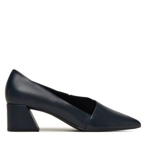 Czółenka HÖGL. Niebieskie czółenka HÖGL, bez wzorów, bez obcasa, bez zapięcia. Za 679,99 zł.