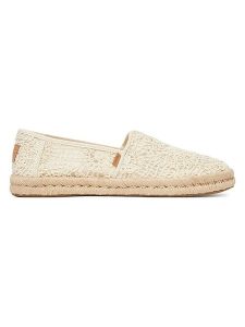 TOMS Espadryle w kolorze kremowym rozmiar: 36. Brązowe espadryle Toms, bez wzorów, bez obcasa. Za 141,85 zł.