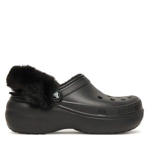 Klapki Crocs. Czarne klapki Crocs, bez wzorów, bez obcasa. Za 309,99 zł.