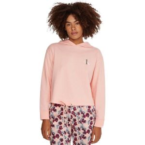 Bluza z kapturem Calvin Klein One Lounge Long Sleeve, Kobiety. Czerwone bluzy Calvin Klein, l, bez wzorów, z bawełny, z kapturem. Za 390,00 zł.