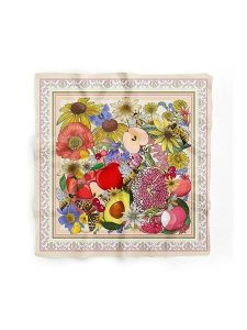 Lucky Bees Chusta w kolorze beżowym ze wzorem - 55 x 55 cm rozmiar: onesize. Brązowe apaszki i chusty Lucky Bees, bez wzorów, z materiału. Za 78,28 zł.