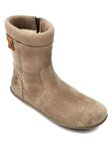 Groundies Skórzane buty "Iceland" w kolorze szarobrązowym do chodzenia na boso rozmiar: 37. Brązowe botki Groundies, bez wzorów, ze skóry, bez obcasa, bez zapięcia. Za 339,99 zł.