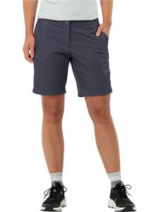Jack Wolfskin Szorty funkcyjne w kolorze szarym rozmiar: 36. Szare spodenki sportowe Jack Wolfskin, bez wzorów, z materiału, outdoorowe. Za 166,88 zł.