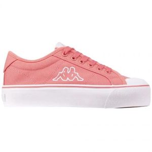 Buty Kappa Boron Low Pf 243162 2210 różowe. Czerwone trampki bez wzorów, bez zapięcia. Za 177,70 zł.