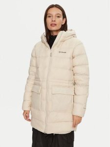 Columbia Płaszcz zimowy Harmony Falls™ 2085343 Beżowy Regular Fit. Brązowe płaszcze Columbia, na zimę, l, bez wzorów, z syntetyku, bez kaptura. Za 729,99 zł.