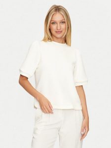 Vila Bluza Reflect 14097562 Écru Loose Fit. Bluzy Vila, m, bez wzorów, z syntetyku, bez kaptura. Za 99,99 zł.