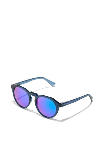 Okulary przeciwsłoneczne Hawkers Warwick Raw. Niebieskie okulary przeciwsłoneczne HAWKERS, okrągłe. Za 178,60 zł.