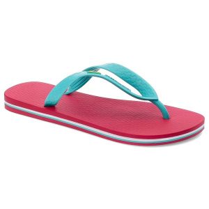 Różowe Japonki Ipanema Wodoodporne Obuwie Damskie. Niebieskie klapki Ipanema, bez wzorów, z materiału, bez obcasa. Za 89,99 zł.