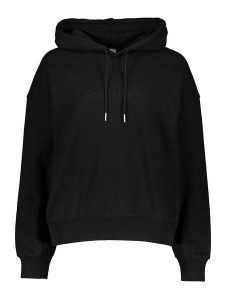 Calvin Klein Bluza w kolorze czarnym rozmiar: M. Czarne bluzy Calvin Klein, m, bez wzorów, z bawełny, z kapturem. Za 212,95 zł.