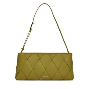 Torebka Calvin Klein. Zielone torebki klasyczne Calvin Klein, bez wzorów, bez dodatków. Za 379,99 zł.