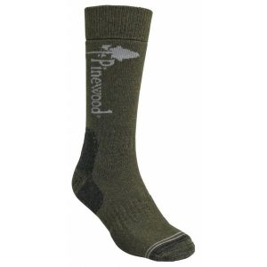 Skarpety trekkingowe Pinewood Melange. Zielone skarpetki PINEWOOD, bez wzorów. Za 84,99 zł.