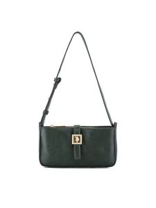U.S. Polo Assn. Torebka BIUXT8503WVP Zielony. Zielone torebki klasyczne U.S. Polo Assn., bez wzorów, z tworzywa sztucznego, bez dodatków. Za 279,99 zł.