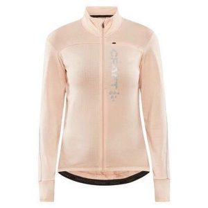 Damski jersey z długim rękawem Craft Core Bike Subz. Brązowe kurtki Craft, bez wzorów, z jersey, bez kaptura. W wyprzedaży za 290,00 zł.