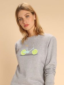 WOOOP Bluza w kolorze szarym rozmiar: XXL. Szare bluzy Wooop, xxl, bez wzorów, bez kaptura. Za 60,88 zł.