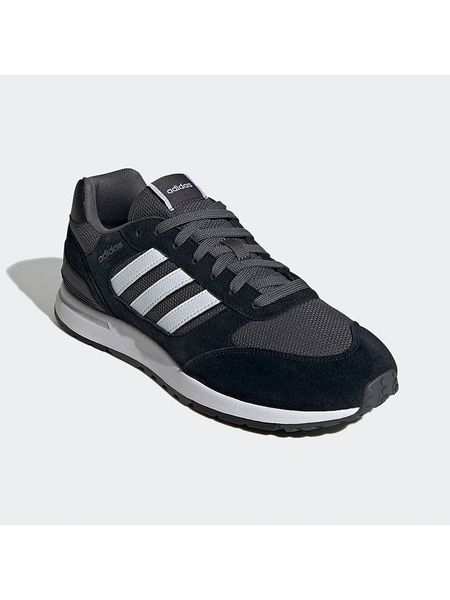 Adidas Skórzane sneakersy "Run 80s" w kolorze czarnym rozmiar: 40. Czarne trampki ADIDAS, bez wzorów, bez zapięcia. Za 222,41 zł.