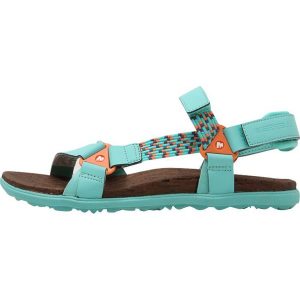 Merrell AROUND TOWN SUNVUE Sandały trekkingowe turquoise. Niebieskie buty trekkingowe marki Merrell, z materiału. Za 419,00 zł.