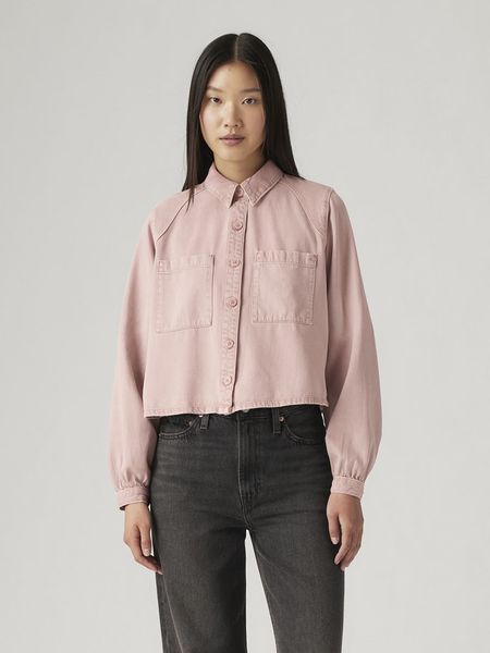 Levi's Koszula w kolorze jasnoróżowym rozmiar: XS. Różowe koszule Levi's®, s, bez wzorów, bez kołnierzyka, bez ramiączek. Za 93,07 zł.