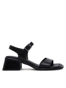 Vagabond Shoemakers Sandały Ines 5911-001-20 Czarny. Czarne sandały Vagabond Shoemakers, bez wzorów, ze skóry, bez obcasa, na słupku, bez zapięcia. Za 479,99 zł.