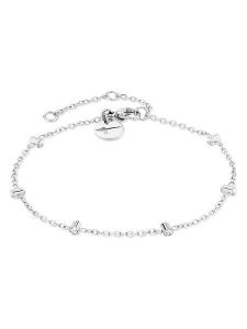 Tamaris Bransoletka z elementami ozdobnymi rozmiar: onesize. Szare bransoletki Tamaris, z kryształem, szklane. Za 86,99 zł.