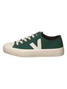 Veja Sneakersy "Wata II Low" w kolorze zielono-kremowym rozmiar: 40. Brązowe trampki Veja, bez wzorów, bez zapięcia. Za 430,46 zł.