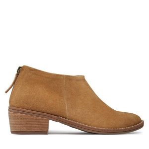 Półbuty Balagan. Brązowe półbuty Balagan, bez wzorów, bez obcasa, na płaskiej podeszwie, bez zapięcia. Za 450,99 zł.