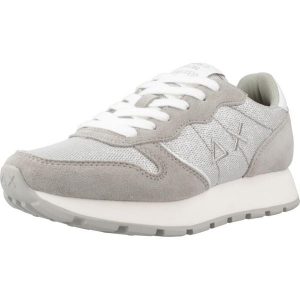 Buty SUN68 ALLY GLITTER Srebrny. Szare buty trekkingowe SUN68, z tkaniny, bez zapięcia. Za 426,45 zł.