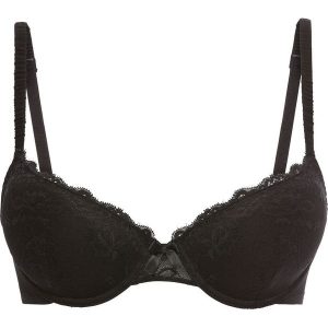 Biustonosz usztywniany bonprix czarny. Biustonosze marki bonprix. Za 32,99 zł.