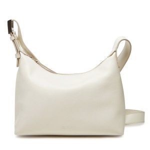 Torebka Calvin Klein. Białe listonoszki Calvin Klein, bez wzorów, bez dodatków. Za 289,99 zł.