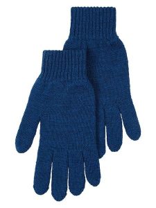 Lanerossi Wełniane rękawiczki "Asia" w kolorze niebieskim - 22 x 7 cm rozmiar: onesize. Niebieskie rękawiczki Lanerossi, bez wzorów, z wełny. Za 113,36 zł.