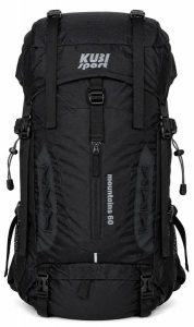 Plecak Mountains 60 L na bardziej wymagające górskie wędrówki,. Czarne plecaki KUBISPORT. Za 244,00 zł.