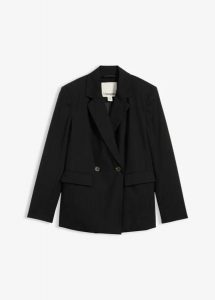 Żakiet z mieszanki wiskozy. Brązowe marynarki i żakiety bonprix, bez wzorów, z wiskozy, eleganckie. Za 219,99 zł.