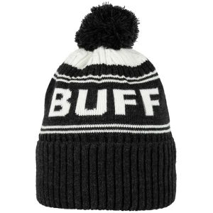 Czapka wywijana BUFF Knitted Beanie Hido. Białe czapki Buff, bez wzorów, sportowe. Za 149,99 zł.