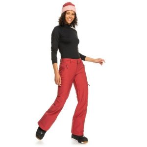 Spodnie narciarskie damskie Roxy Diversion. Czerwone spodnie sportowe Roxy, na zimę, l, bez wzorów, z poliesteru, narciarskie. Za 432,00 zł.