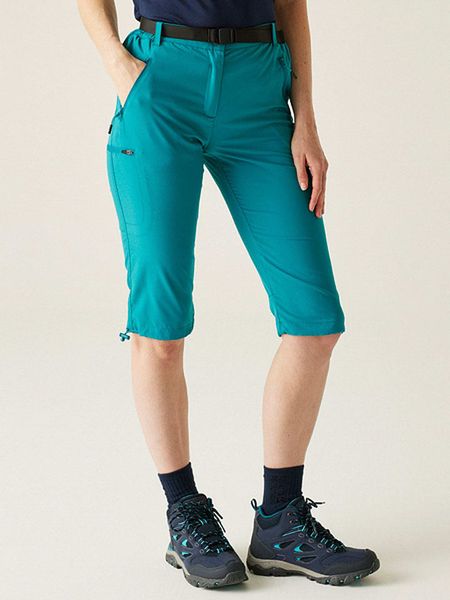 Regatta Spodnie funkcyjne "Xrt Light" w kolorze turkusowym rozmiar: 46. Niebieskie spodnie dresowe Regatta, bez wzorów, z materiału. Za 78,47 zł.