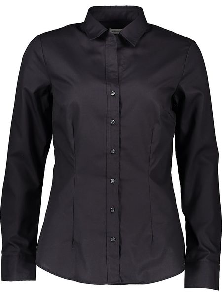 Seidensticker Koszula w kolorze czarnym rozmiar: 46. Czarne koszule Seidensticker, bez wzorów, z bawełny, bez kołnierzyka, bez ramiączek. Za 121,51 zł.