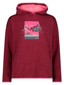 CMP Bluza polarowa w kolorze czerwonym rozmiar: 38. Czerwone bluzy CMP, bez wzorów, z materiału, bez kaptura. Za 111,09 zł.
