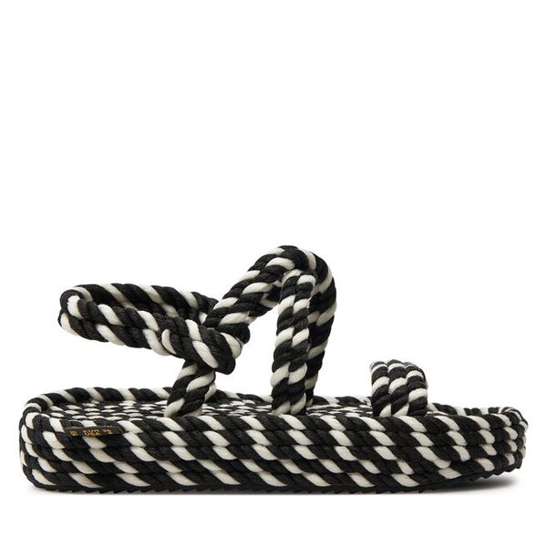 Sandały Bohonomad. Czarne sandały Bohonomad, bez wzorów, bez obcasa, na płaskiej podeszwie, bez zapięcia. Za 199,99 zł.